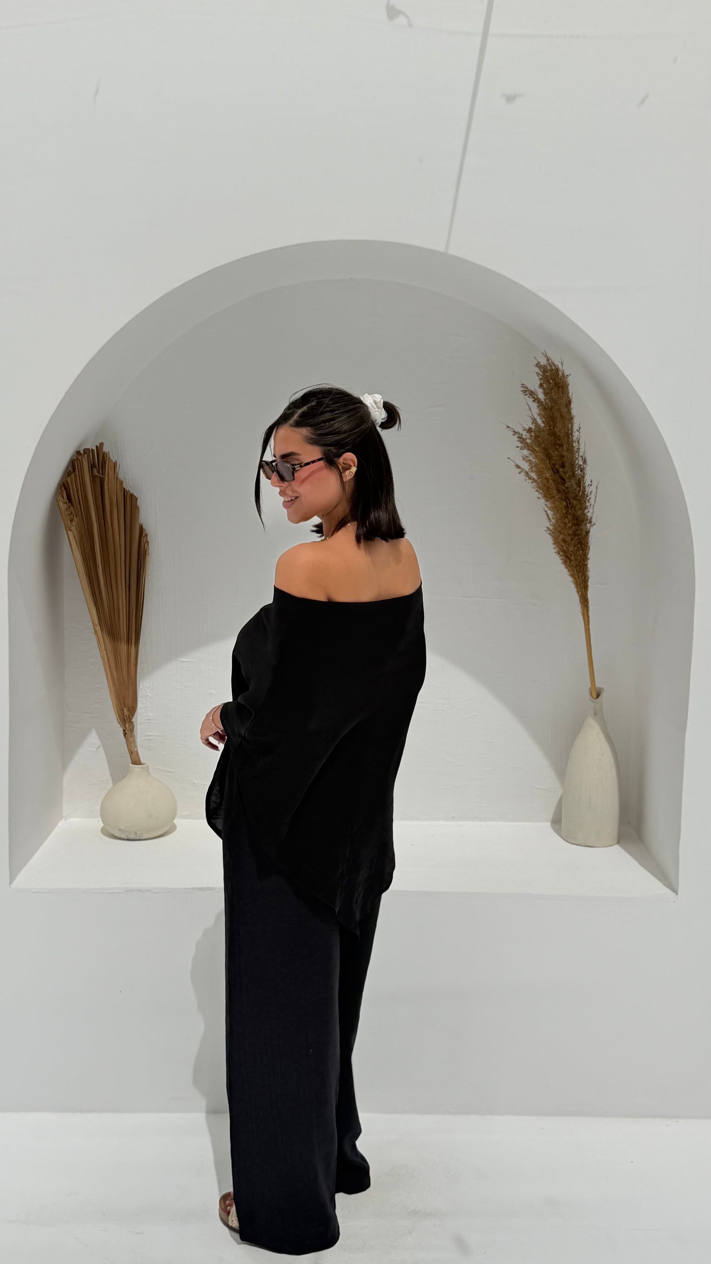 Crinkle set - Black
