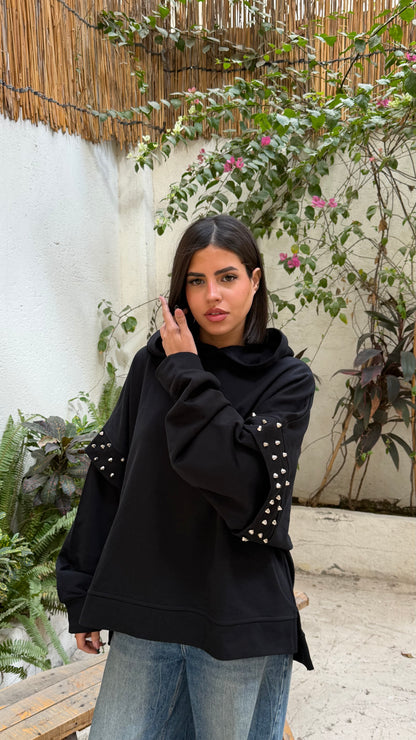 Strass hoodie