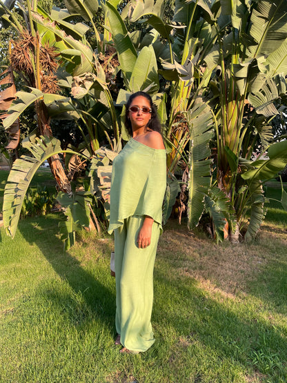 Crinkle set - Mint Green