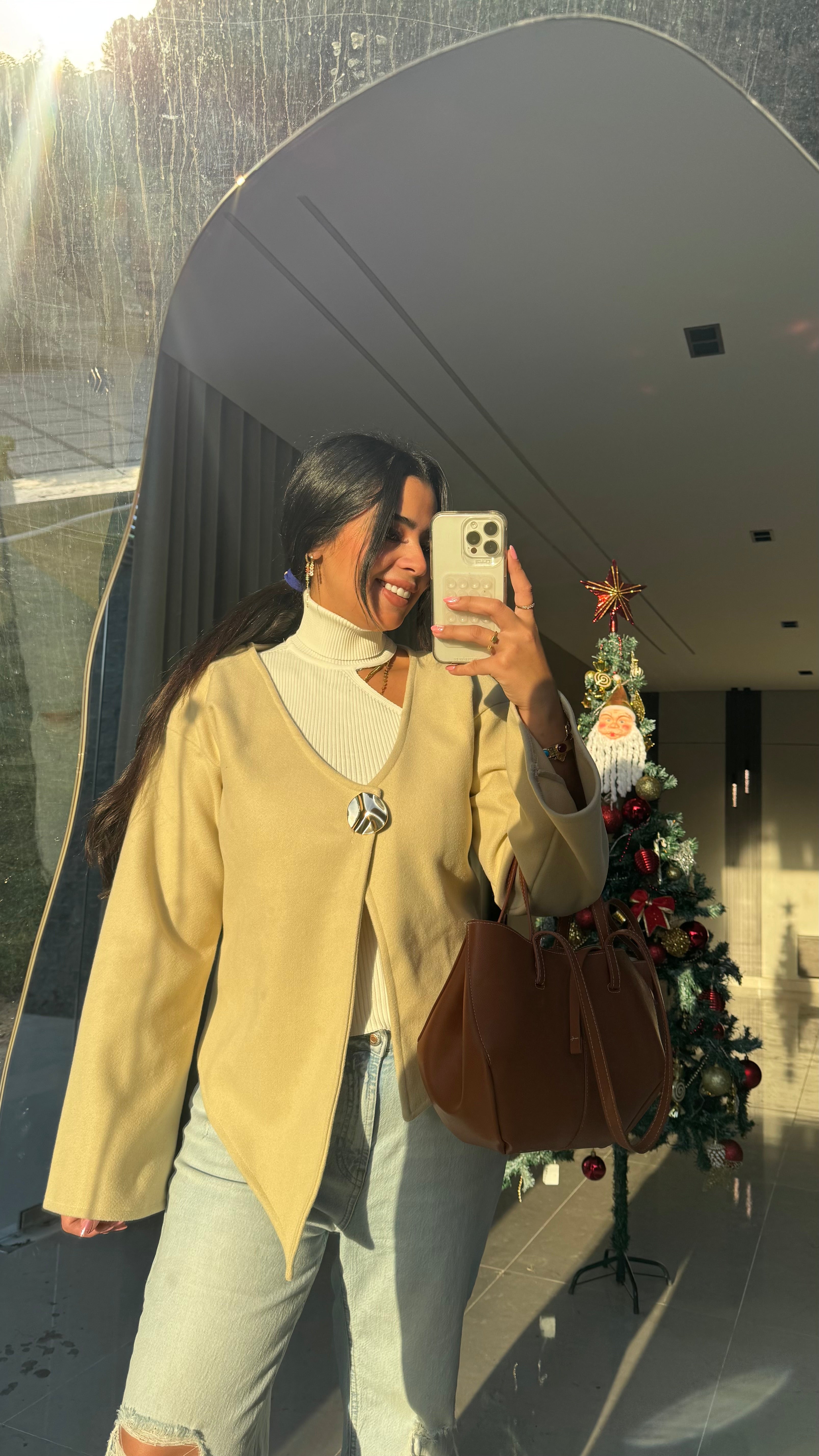 Curve jacket - Beige