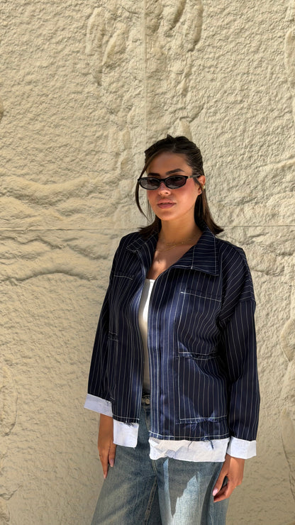 Pinstripe shirt