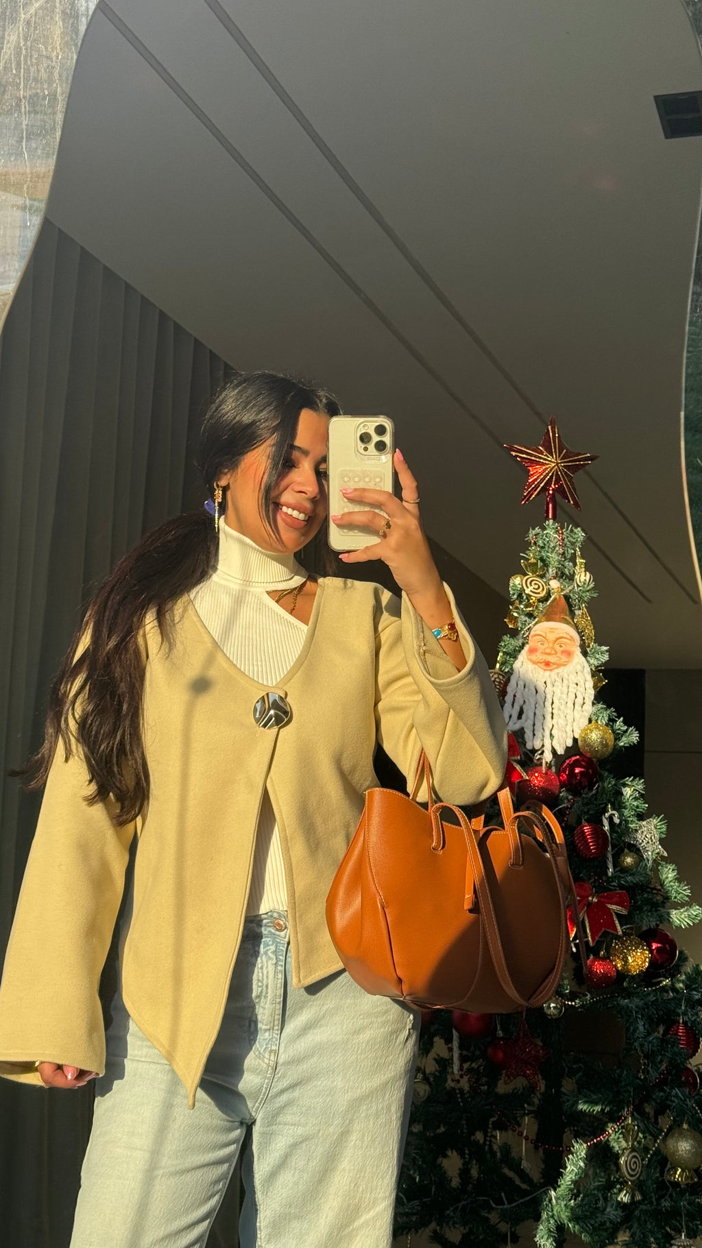 Curve jacket - Beige