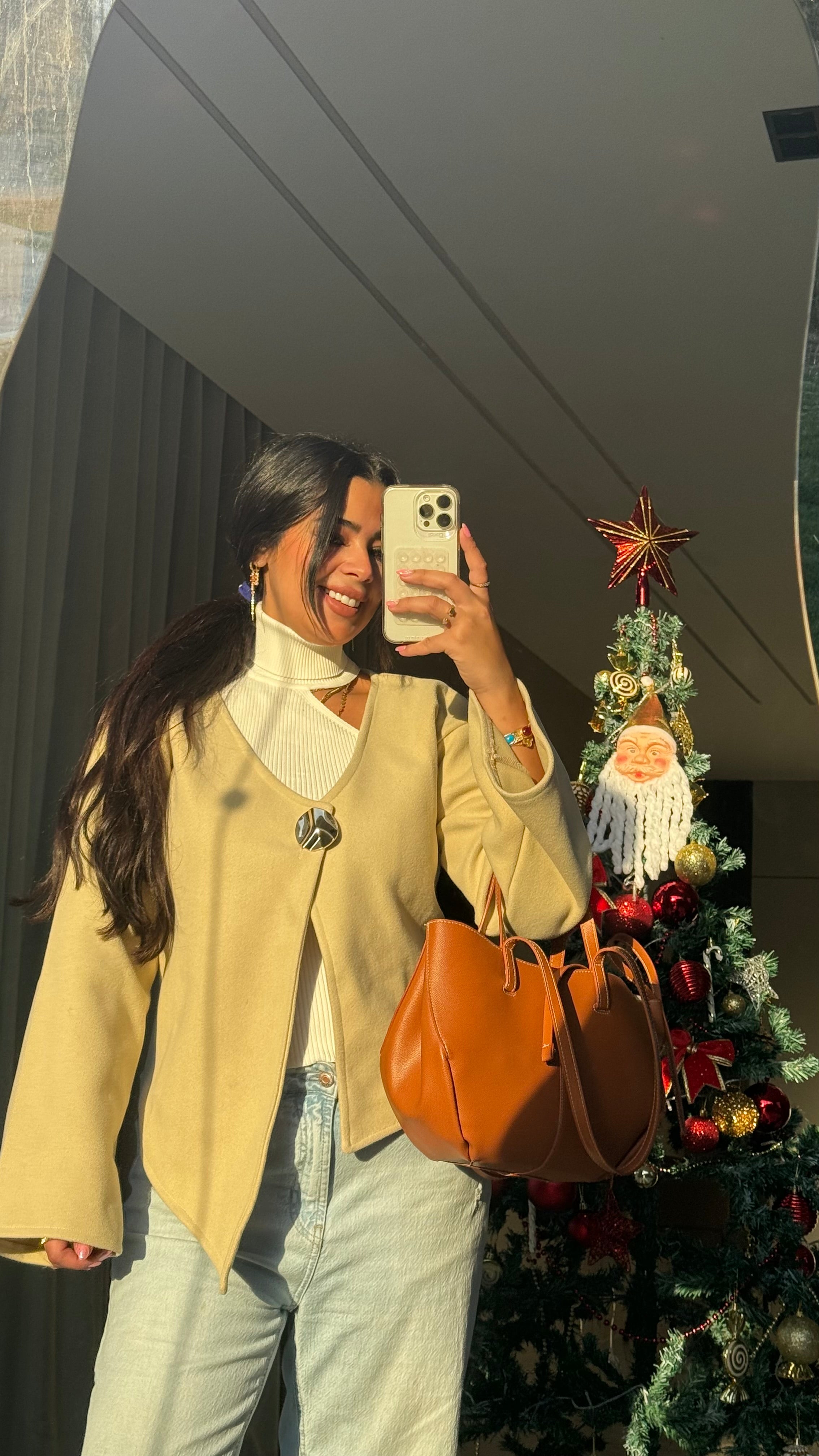 Curve jacket - Beige