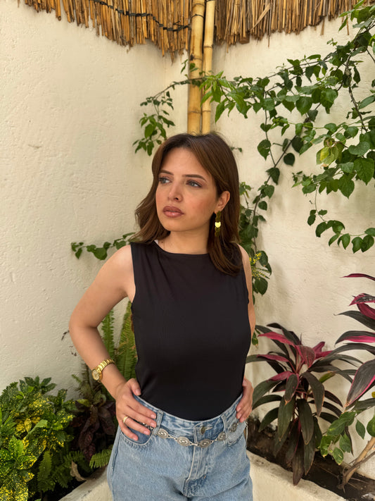 Ripped basic top