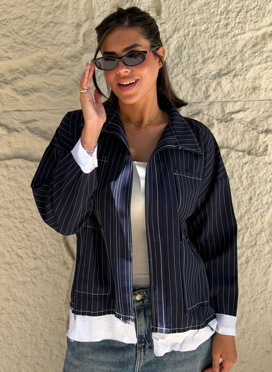 Pinstripe shirt