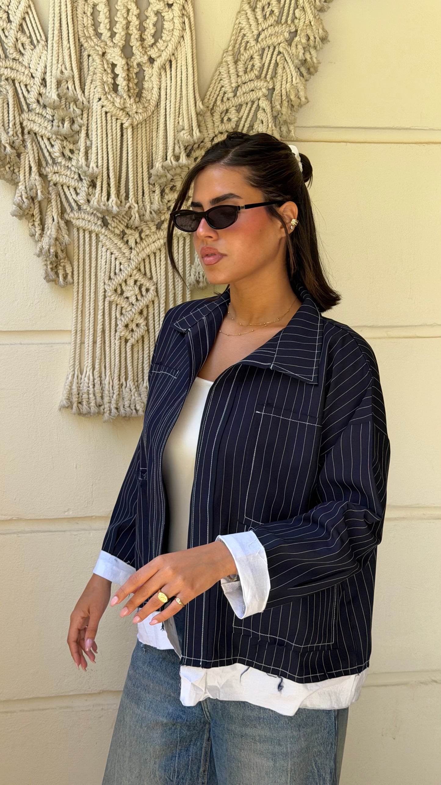 Pinstripe shirt