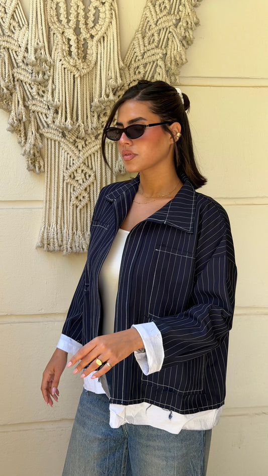 Pinstripe shirt