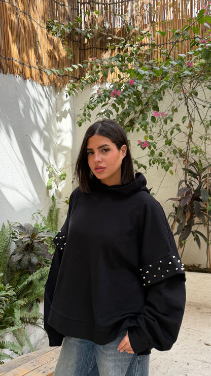 Strass hoodie