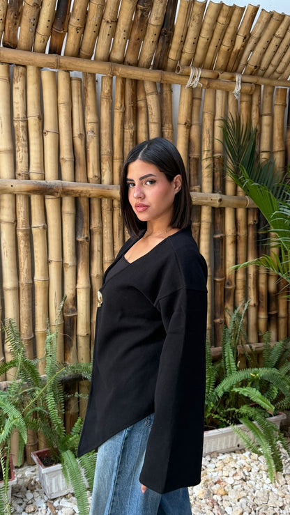 Curve jacket - Black