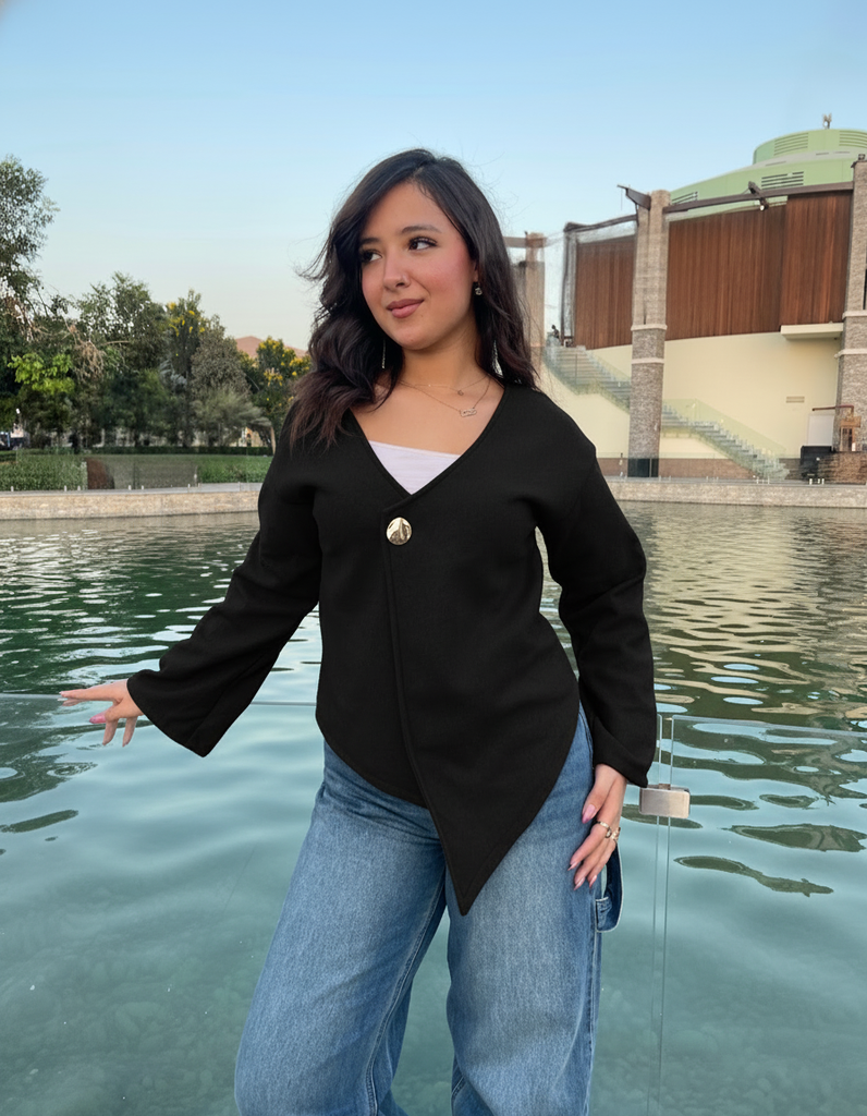 Curve jacket - Black